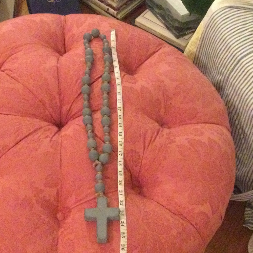 Decorative shabby chic rosary / prayer beads
